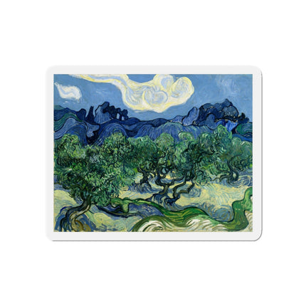 Olive Trees by Vincent Van Gogh Die-Cut Magnets (5 Sizes)