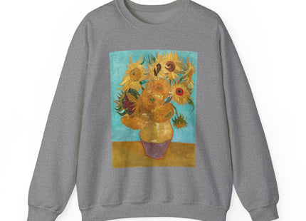 Vase with Twelve Sunflowers by Vincent Van Gogh Heavy Blend™ Crewneck Sweatshirt