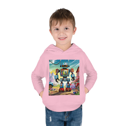 The Rusty Robot Toddler Pullover Fleece Hoodie