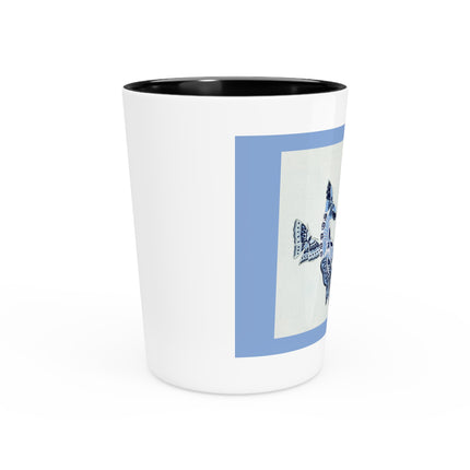 One Thousand Butterflies by Kamisaka Sekka Ceramic Shot Glass