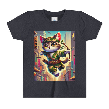 Archer Cat Youth Short Sleeve Tee