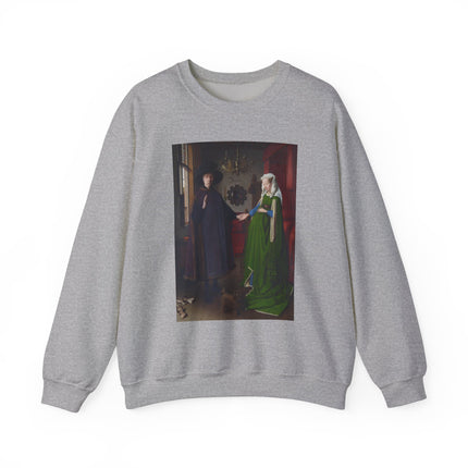 Arnolfini Portrait by Jan Van Eyck Heavy Blend™ Crewneck Sweatshirt
