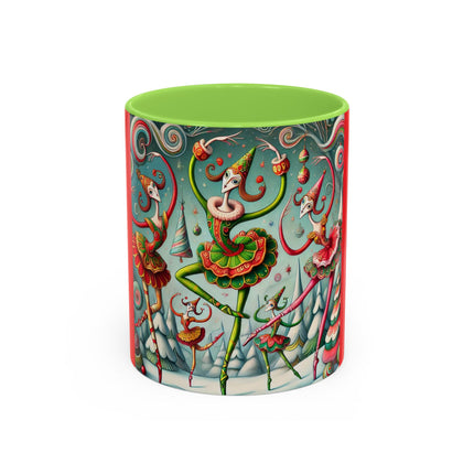 Christmas Ballet of the Absurd Colorful Mugs (11oz, 15oz)