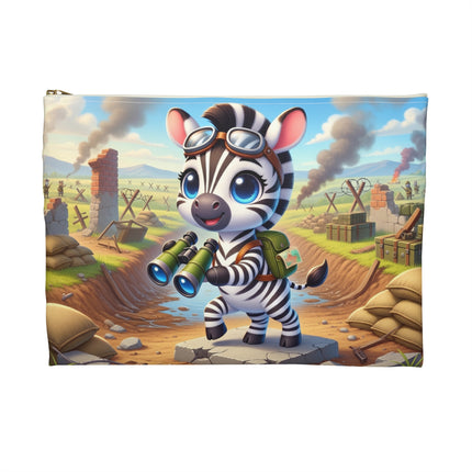 Zebra Lookout Accessory Pouch – Curious Explorer & Safari Spirit