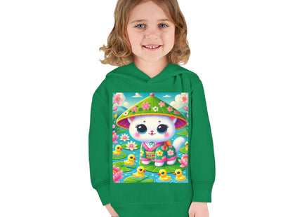 Lily Pond Stroll Toddler Pullover Fleece Hoodie