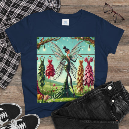 A Fairy Choosing Gowns Cotton Tee