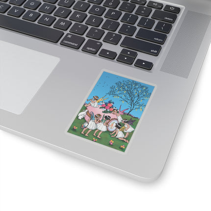 Enchanted Easter Gathering Kiss-Cut Stickers (4 Sizes)