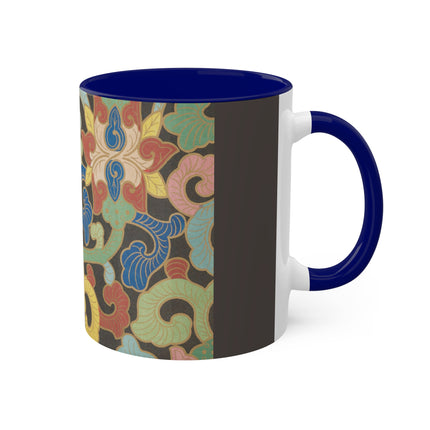 Examples of Chinese Ornament, Pl.12 by Owen Jones Colorful Mugs, 11oz