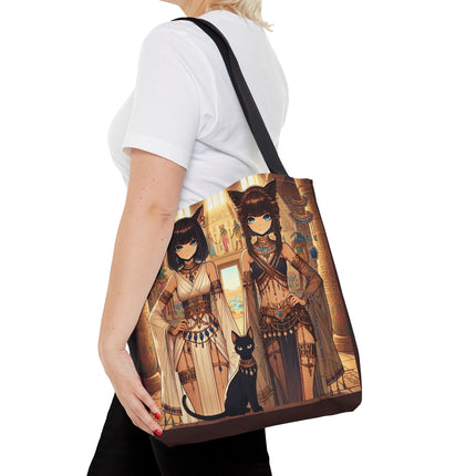 The Egyptian Priestess Cats Tote Bag – Temple Guardians & Ancient Grace