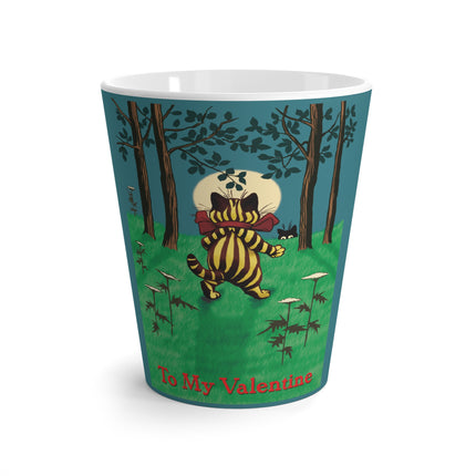 Peekaboo by Louis Wain Latte Mug