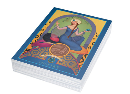 December & Tanzanite (from the Gem Series) by Sofia Chiostri Postcards (envelopes included) - Bundles of 10, 30, 50 Pieces