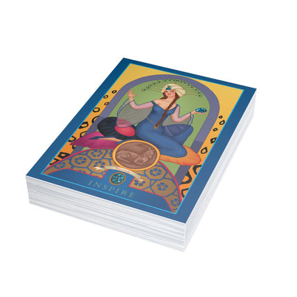 December & Tanzanite (from the Gem Series) by Sofia Chiostri Postcards (envelopes included) - Bundles of 10, 30, 50 Pieces