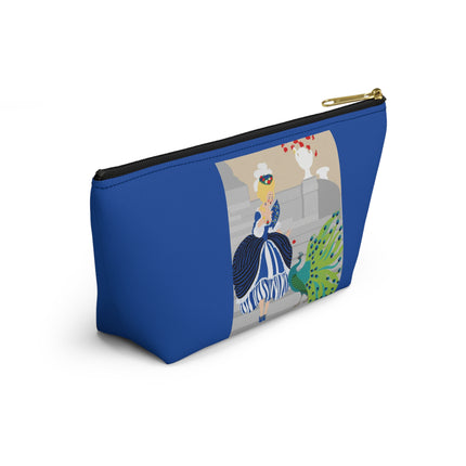 Peacock Courtesan Cosmetic Bag – Whimsical Elegance & Royal Splendor