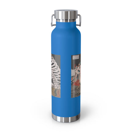 Mitsukuni Defying the Skeleton Spectre by Utagawa Kuniyoshi Copper Vacuum Insulated Bottle, 22oz