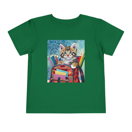 Whiskered Wanderings Toddler Short Sleeve Tee
