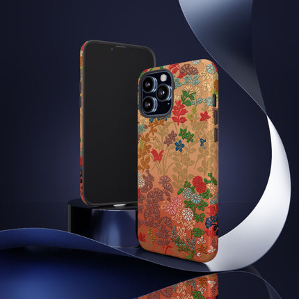 Ornamental Japanese Flower Pattern Phone Cases