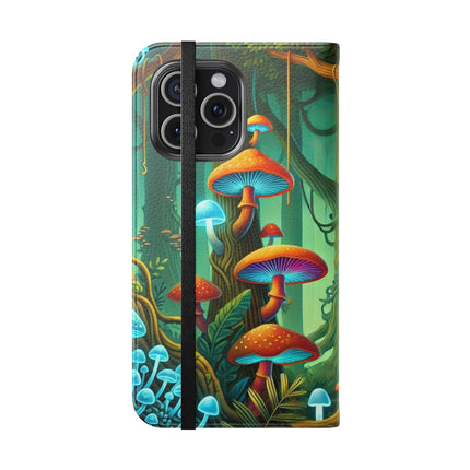 🐅🌿 Silent Stripes Flip Case – Stealth, Grace & Enchanted Forest