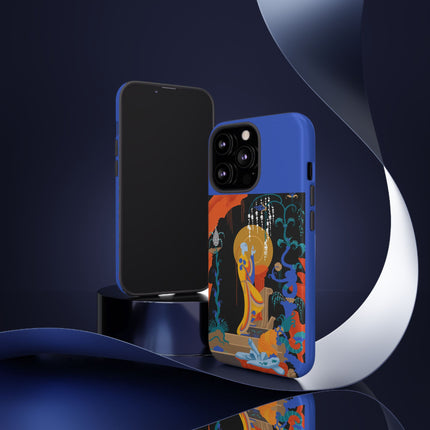 Mystic Oracle Phone Case – Sacred Glow & Eternal Grace