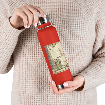 Sur talons rouges (On Red Heels) pl 02 by Gerda Wegener Copper Vacuum Insulated Bottle, 22oz