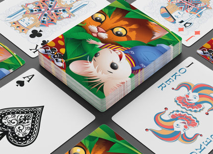 Whimsical Adventure Playing Cards