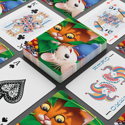 Whimsical Adventure Playing Cards