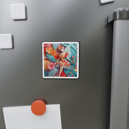 Hibiscus Fairy Die-Cut Magnets (4 Sizes)