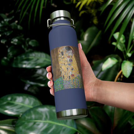 The Kiss by Gustav Klimt Copper Vacuum Insulated Bottle, 22oz
