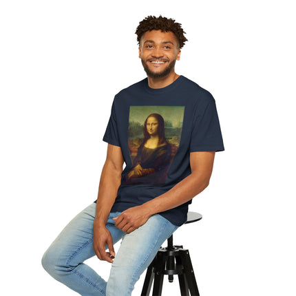 Mona Lisa by Leonardo da Vinci Unisex Garment-Dyed T-shirt