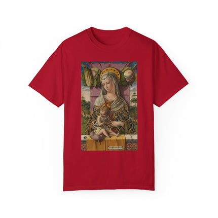 Madonna and Child by Carlo Crivelli Unisex Garment-Dyed T-shirt