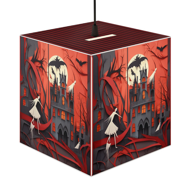 Halloween Night Scene Light Cube Lamp