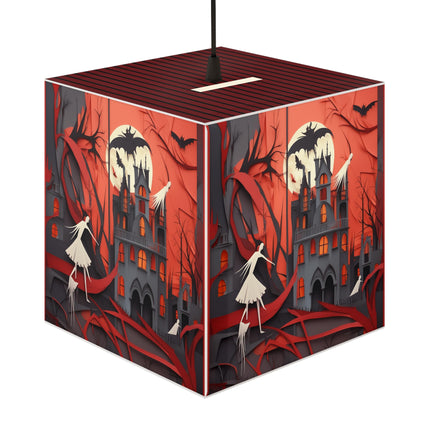 Halloween Night Scene Light Cube Lamp