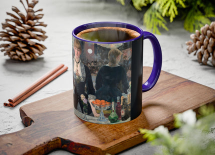 A Bar at the Folies-Bergère by Edouard Manet Colorful Mugs (11oz, 15oz)