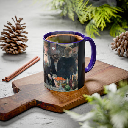 A Bar at the Folies-Bergère by Edouard Manet Colorful Mugs (11oz, 15oz)