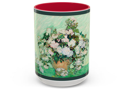 Roses by Vincent Van Gogh Colorful Mugs (11oz, 15oz)