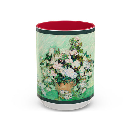 Roses by Vincent Van Gogh Colorful Mugs (11oz, 15oz)