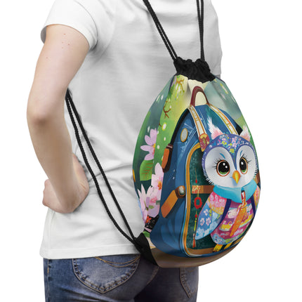 Baby Owl Drawstring Bag