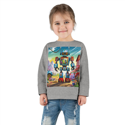 The Rusty Robot Toddler Long Sleeve Tee