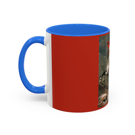 Napoleon Crossing the Alps by Jacques-Louis David Colorful Mugs (11oz, 15oz)