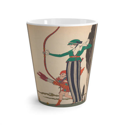 L'Arc Rouge by George Barbier Latte Mug