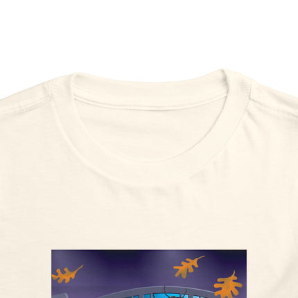 Whimsical Halloween Mischief Toddler Short Sleeve Tee