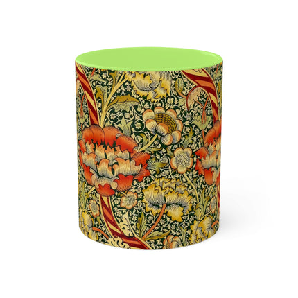 Chintz the Wandle Design by William Morris Colorful Mugs, 11oz