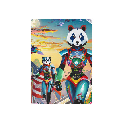 Cyber Punk Robots Playing Cards