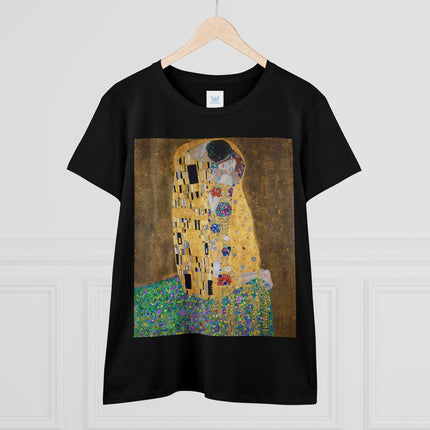 The Kiss by Gustav Klimt Women's Midweight Cotton Tee