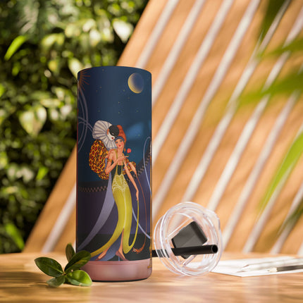 Moonlit Serenade Skinny Matte Tumbler, 20oz