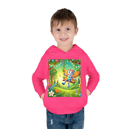 Robot Fairy Toddler Pullover Fleece Hoodie