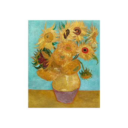 Vase with Twelve Sunflowers by Vincent Van Gogh Fine Art Posters