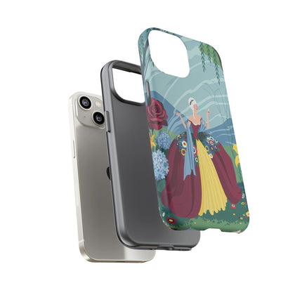 🌹🌿 The Willow Garden Promenade Phone Case – Art Deco Floral Elegance