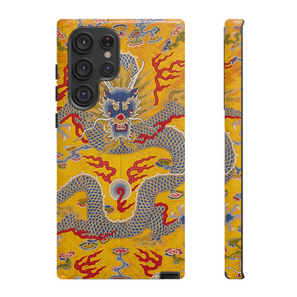 Majestic Dragon Regalia – Imperial 12-Symbol Robe Phone Cases