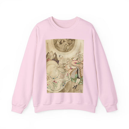 Sur talons rouges (On Red Heels) pl 01 by Gerda Wegener Heavy Blend™ Crewneck Sweatshirt