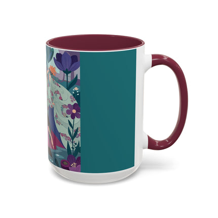 The Ladies Of The Secret Masquerade Colorful Mugs – Art Deco Floral Mystery